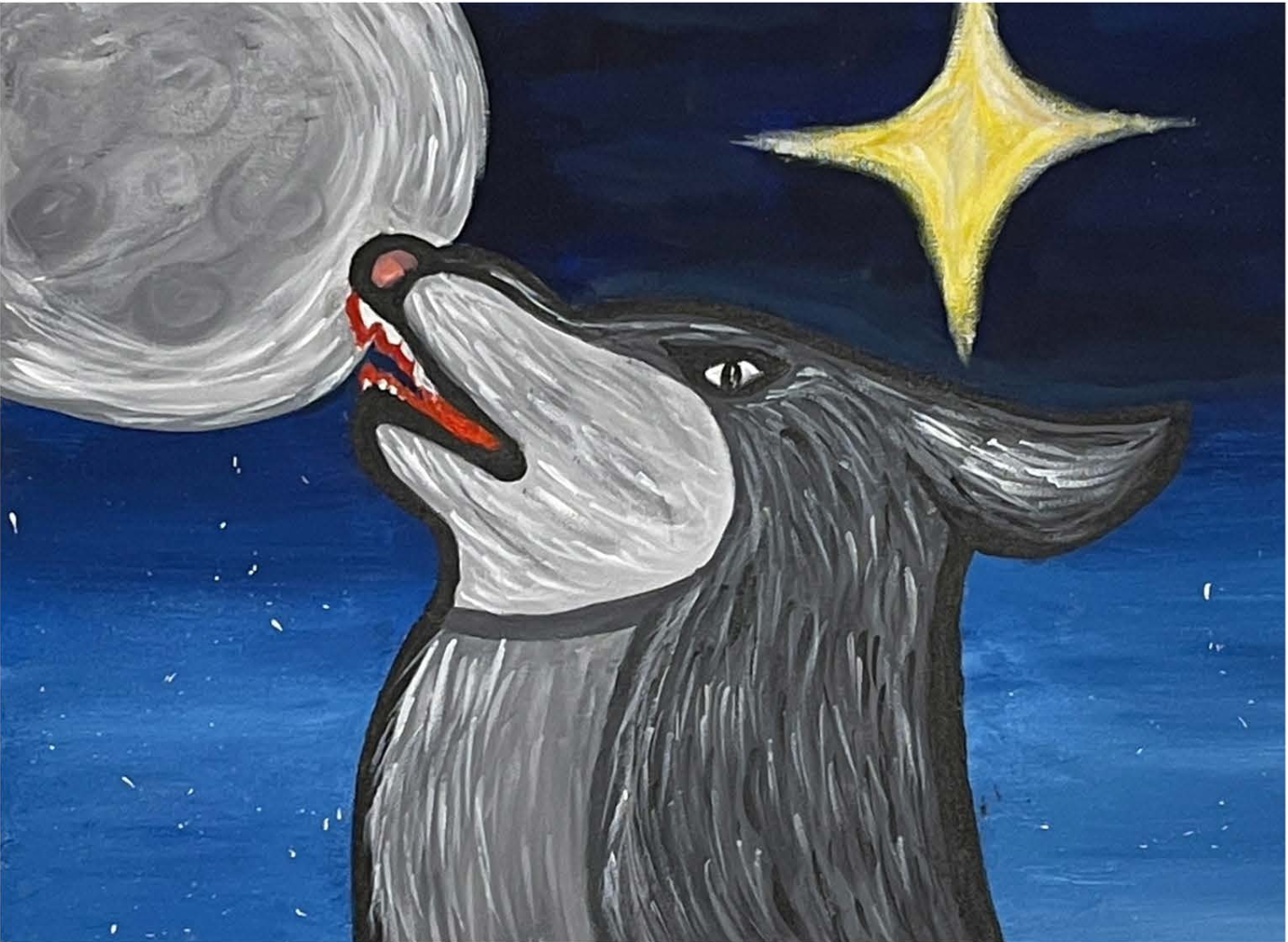 El Lobo Bajo La Luna